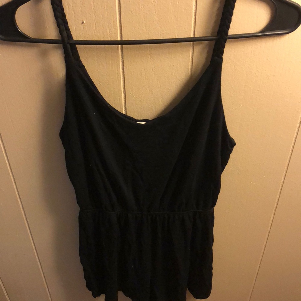 Soft black romper